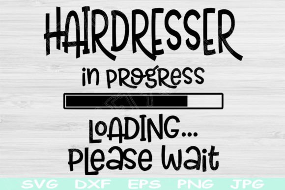 Hairdresser Svg in Progress Loading Svg: Graphics and Crafts