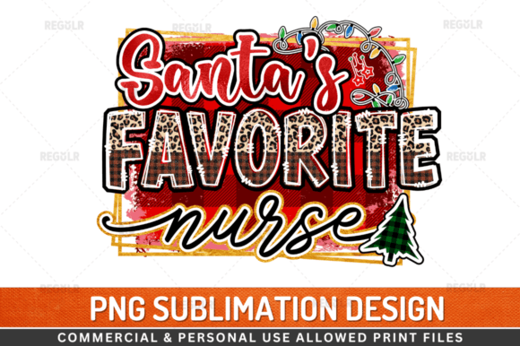 Santas Favorite Nurse Png Design: Graphics and Crafts in Action