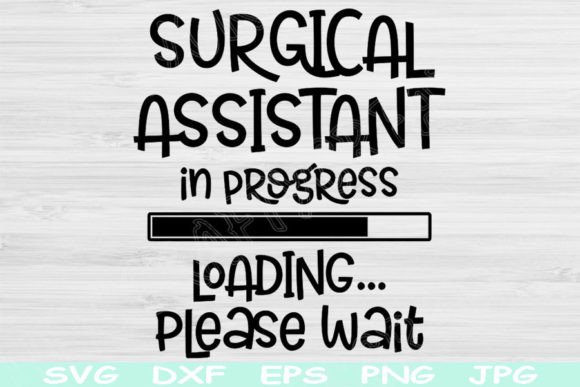 Surgical Assistant Svg in Progress Dxf: Graphics for Crafts
